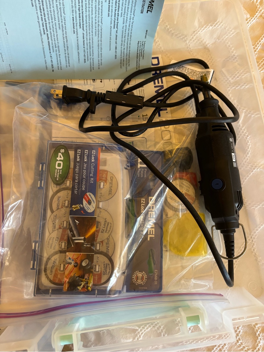 Dremel Black Corded Rotary Tool with Accessory Kit
